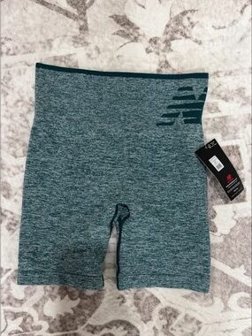 New Balance Teal Heather Seamless Bike Shorts
